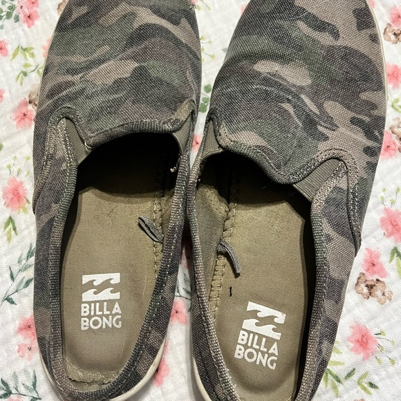 Billabong Shoes - Billabong Camouflage Slip-On Shoes